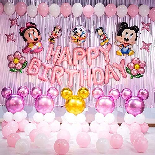 Decorațiuni de petrecere cu temă Minnie Set de baloane de mouse