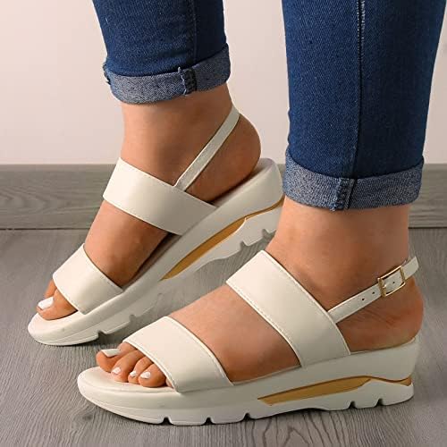 Platformă sandale pentru femei cu lățime largă de imprimare/color pure pantofi cu plasă de plasă pantofi elegante pantofi casual de mireasă pantofi rochie de mireasă