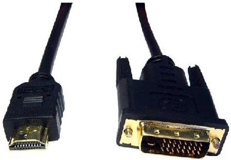 Cablul dvs. IT monitorizează DVI-D până la HDMI Gold placat la 3 metri negru