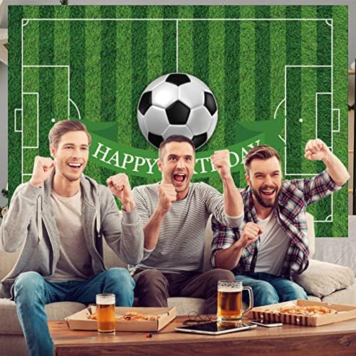 CSFOTO 10x8ft fotbal Fundal Pentru Petrecere de aniversare sport decoratiuni de ziua de nastere pentru baieti teren de fotbal