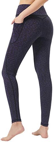 Pantaloni de Yoga cu talie înaltă Zeronic cu buzunare Capri / control lung al burții pentru femei jambiere de alergare cu antrenament întins în 4 direcții