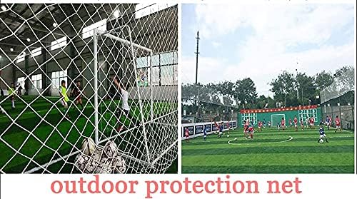 Plasă de marfă albă pentru păianjen auto, plasă de protecție pentru antrenament în aer liber pentru copii adulți, garduri Decorative
