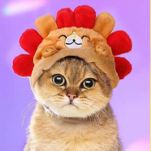 Costume de Halloween pentru pisici și câini Costum Cat Lion Head Costum Costum