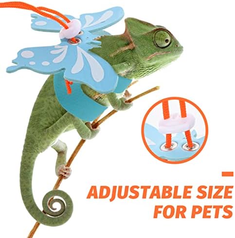 Patkaw Toys Outdoor 1 Set de șopârlă de șopârlă Lesa Reptile Control cu ​​design pentru mersul în aer liber Iguana Gecko Crawl