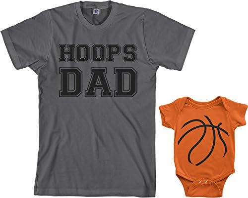 Hoops tată și baschet pentru copii pentru copii și tricouri pentru bărbați
