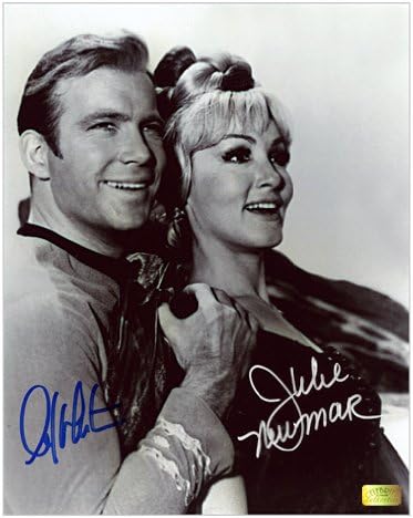 William Shatner și Julie Newmar au autografat 8x10 Star Trek Photo