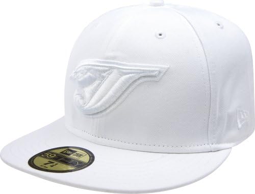 MLB Toronto Blue Jays alb pe alb Acasă Logo-ul 59fifty montate Cap