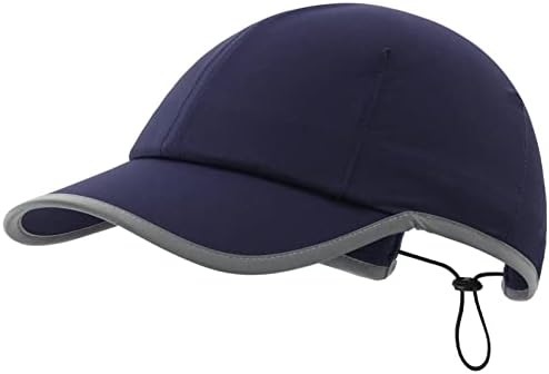 Vimfashi Bărbați Femei Respirabil Basic Baseball Cap Reflectorizant Rapid Uscat Sport Hat