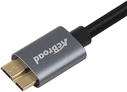 [2-pack] 2-metri/0,6m USB-C până la Micro USB 3.0 Cablu, USB Tip C Masculin la Micro USB 3.0 Cablu de conectare pentru bărbați,