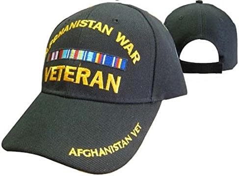 AES AFGANISTAN VETERAN CAP CAP BLACK CAP BRANGBRON 3D 782A