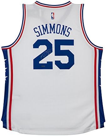 Ben Simmons a autografat 76ers Home Jersey, UDA